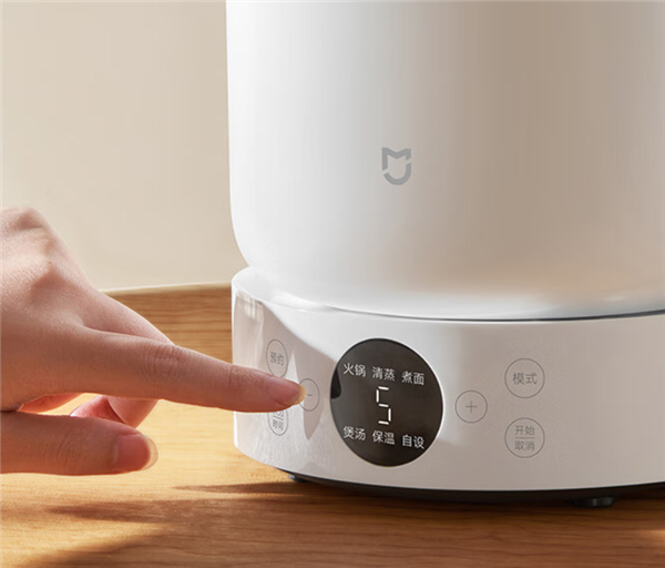 今日开售！5挡火力调节 8小时自动保温麻将胡了2模拟器米家多功能电煮锅15L(图2)